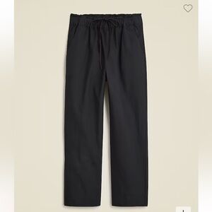 J crew Drawstring pant in cotton blend